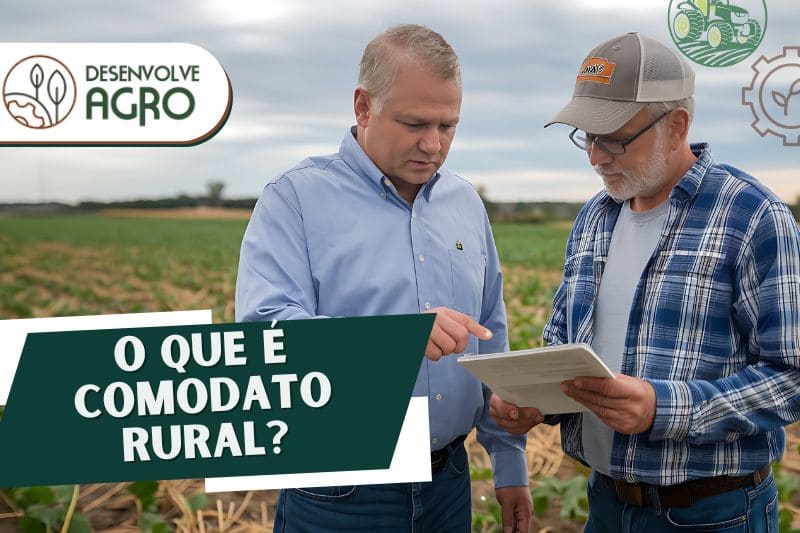 Comodato rural - Imagem de proprietario rural e comodatario no agro