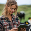 Contabilidade do agronegócio - Imagem de mulher fazendo a gestão contábil do agro