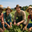 Contratação de trabalhadores rurais - Imagem de funcionários do agronegócio