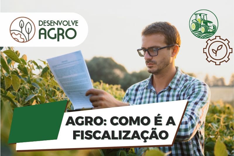 Fiscalização no agronegócio - Imagem de fiscal em propriedade rural