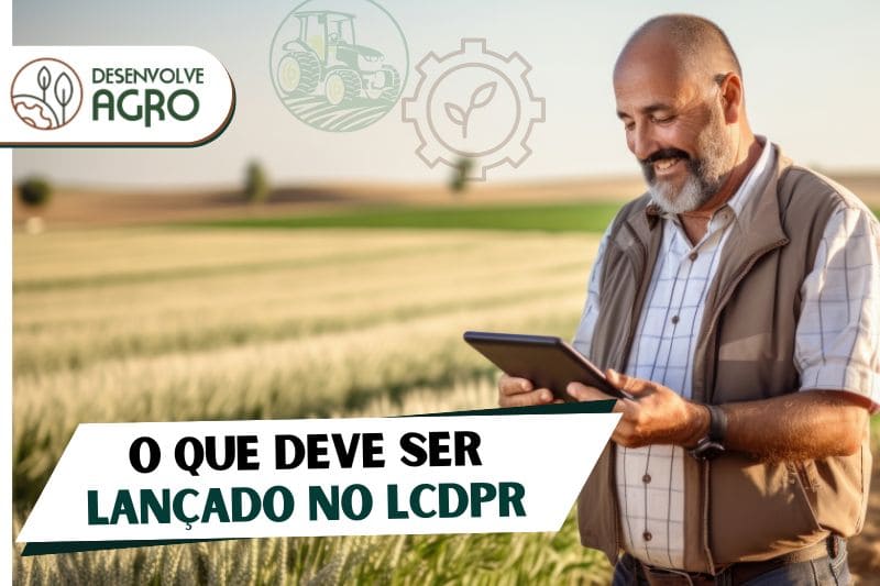 O que deve ser lançado no LCDPR - Imagem de agricultor fazendo o lançamento do Livro Caixa de Produtor Rural