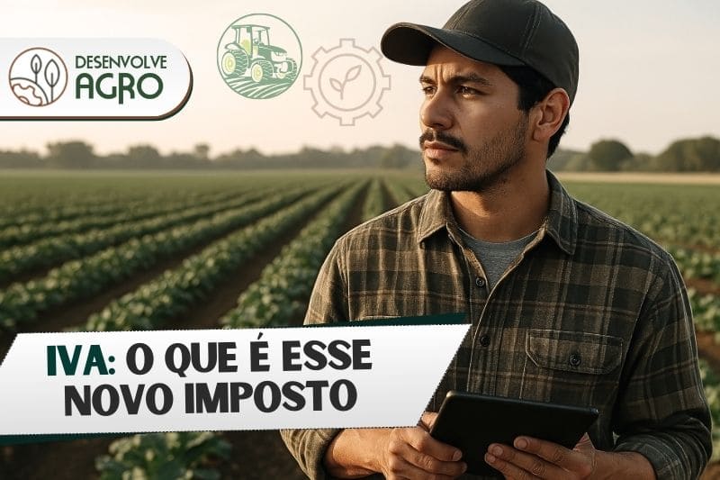 IVA - Imagem de agricultor entendendo como funciona o Imposto sobre Valor Agregado na reforma tributária